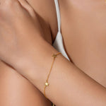 Load image into Gallery viewer, POLESTAR YELLOW GOLD LOOK BRACELET
