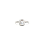 Load image into Gallery viewer, HORIZON EMERALD SHAPED DIAMOND RING
