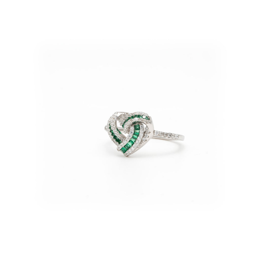 TRINITY DIAMONDS EMERALD RING