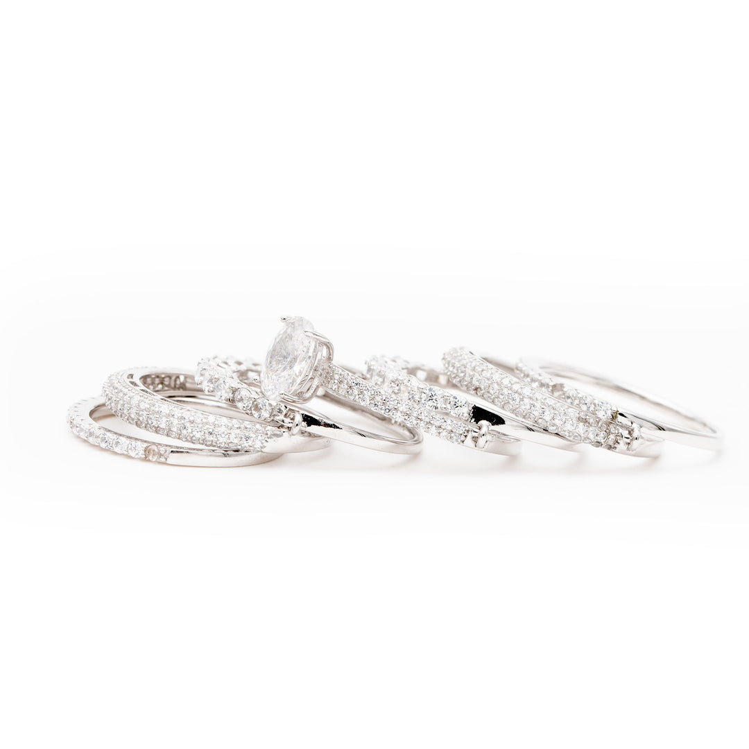 STACKABLE DIAMOND PARTY WEAR RING