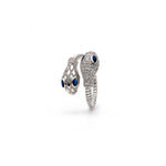 Load image into Gallery viewer, DIAMOND STUDDED SERPENT RING
