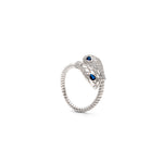 Load image into Gallery viewer, DIAMOND STUDDED SERPENT RING
