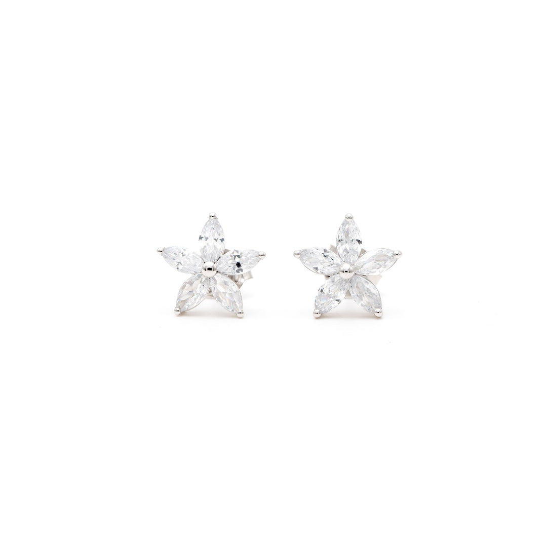 SHINING STAR MARQEES DIAMOND EARRINGS