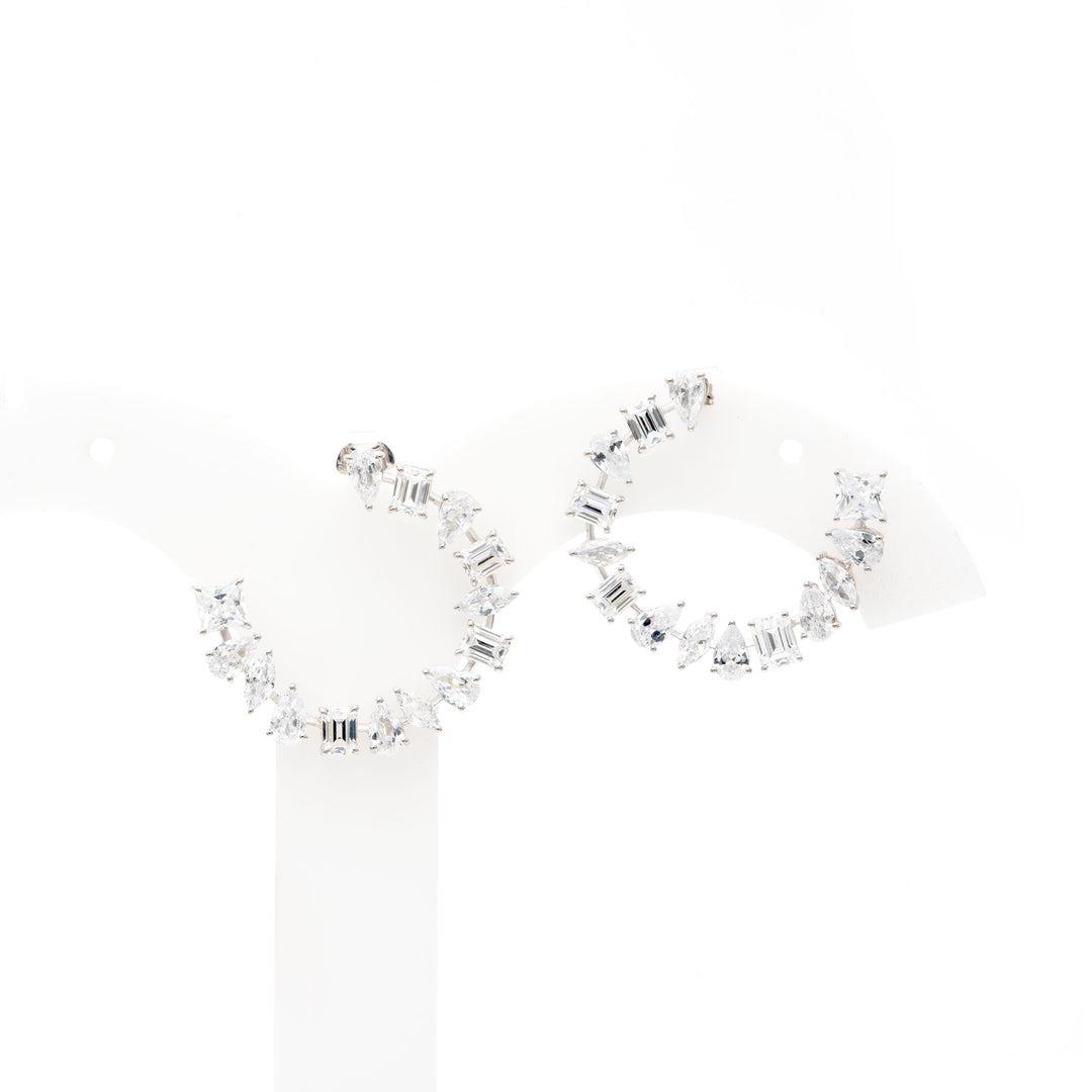 ARA-MULTI SHAPE DIAMOND EARRING