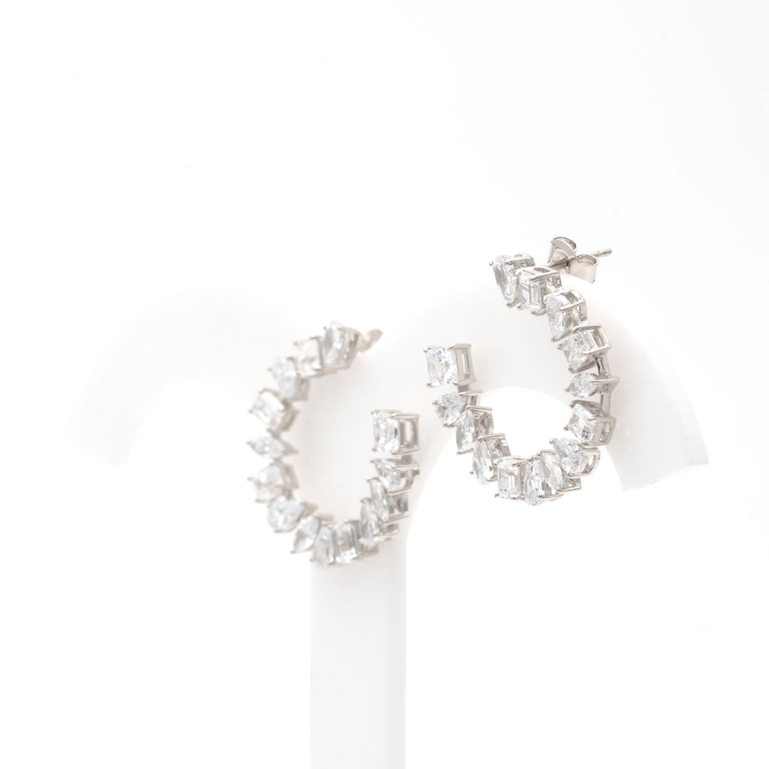 ARA-MULTI SHAPE DIAMOND EARRING