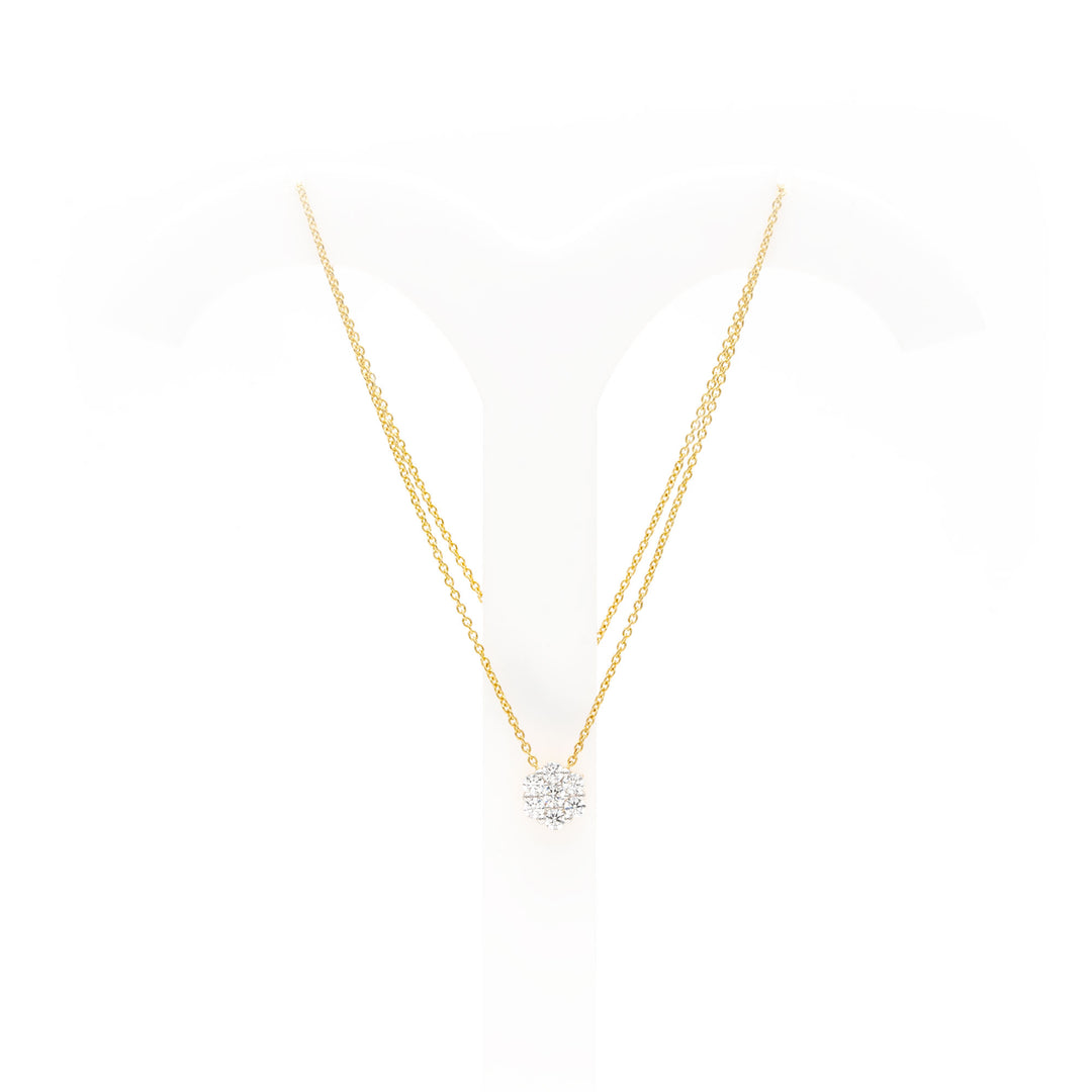 AKASHGANGA THE MUST HAVE DIAMOND PENDANT WITH SLEEK CHAIN