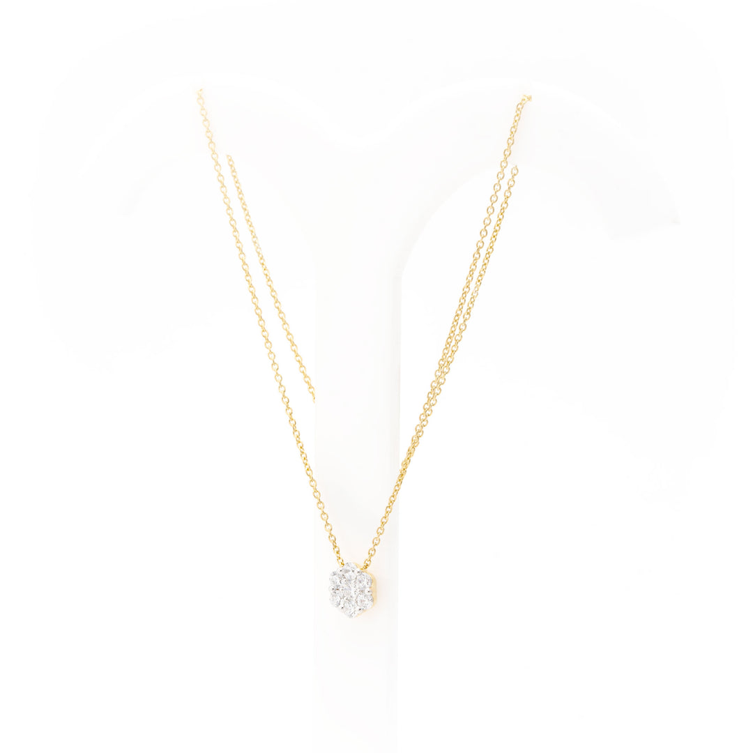 AKASHGANGA THE MUST HAVE DIAMOND PENDANT WITH SLEEK CHAIN