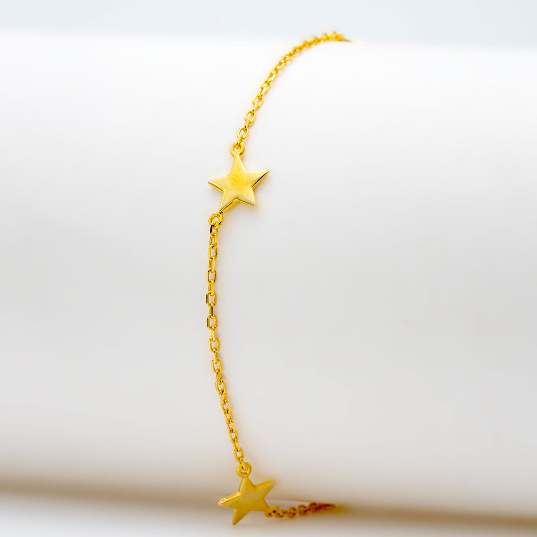 POLESTAR YELLOW GOLD LOOK BRACELET